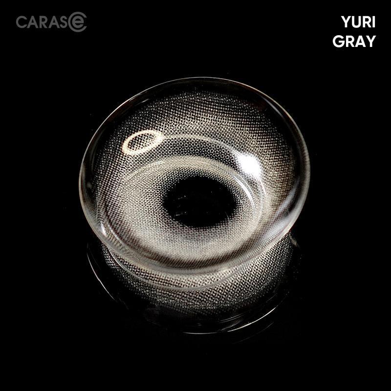 [1 chiếc] Kính áp tròng khoá ẩm 1 Ngày Màu Xám Xanh CARASE, Lens cận YURI GRAY