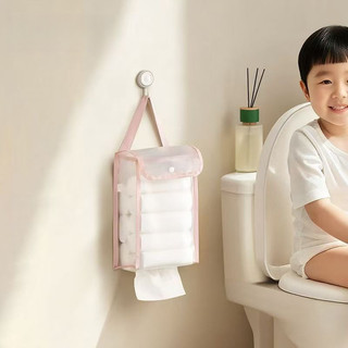 Túi treo khăn giấy / túi đựng đồ vệ sinh dung tích lớn / túi treo khăn giấy treo / túi đựng đồ