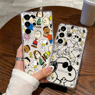 Phim Hoạt Hình Anime Snoopy Dễ Thương Dành Cho Samsung Galaxy A15 A56 A55 A35 A36 A54 A53 A34 A16 A14 A25 A26 5G Vỏ Mắt Thiên Thần Silicon Mềm Họa Tiết TPU Trong Suốt Bảo Vệ Camera