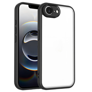 Dành cho iphone 16E / 17E / 7 / 8 Plus / X / Xs Max / XR Ốp điện thoại cứng trong suốt Khung silicon mềm chống rơi mỏng