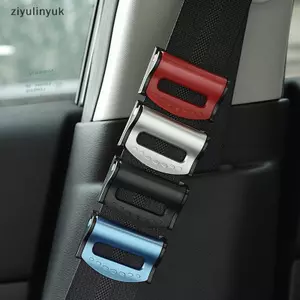 Ziyulinyuk 2 Chiếc Dây An Toàn Ô Tô Kẹp Chống Trượt Khóa Thoải Mái Giới Hạn Dây Cố Định Thời Trang 4 Màu ABS Đai Kẹp Cho Nội Thất Ô Tô EN