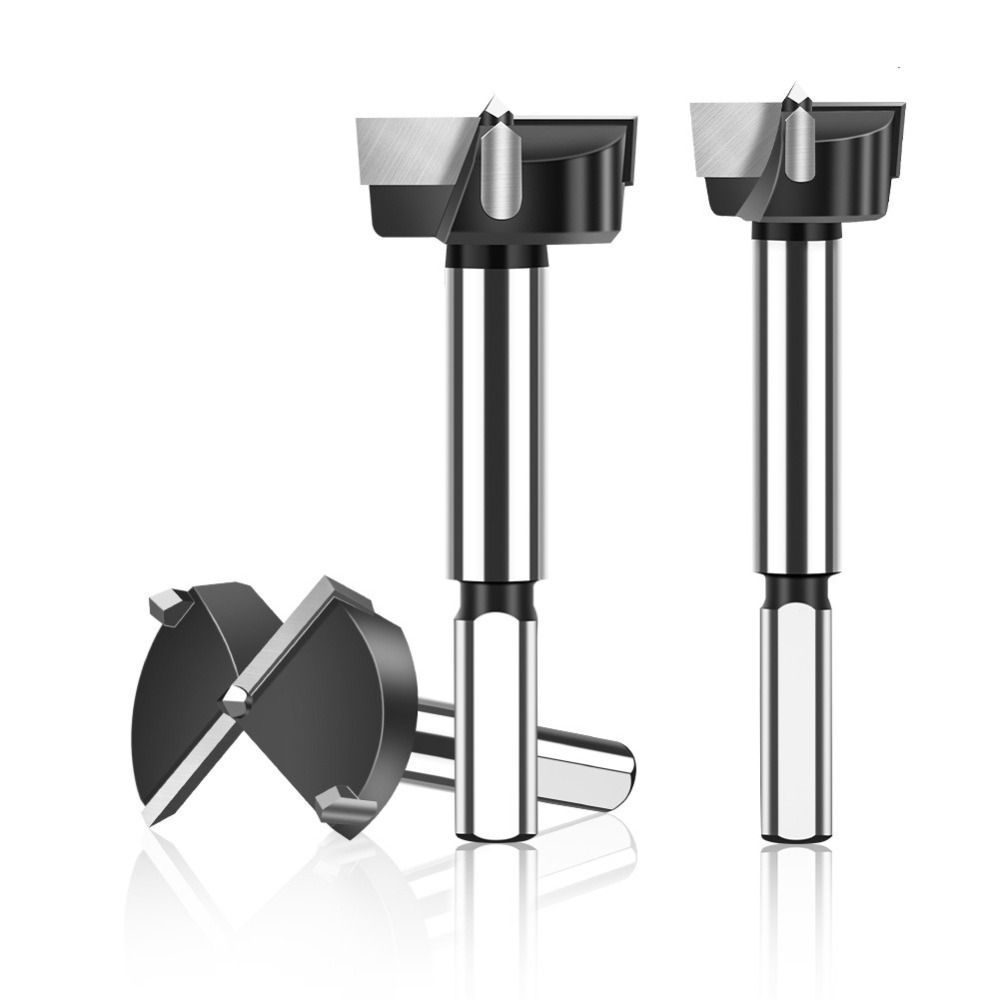 ICUCKO Bản lề Mũi khoan, Mũi khoan cacbua vonfram 12-22mm, Dụng cụ chế biến gỗ ba chân hợp kim