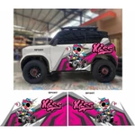 Bộ tem dán sườn xe vf3, tem xe gia đình phong cách, Decal Sticker dán xe vf3, nhiều mẫu HOT cho bạn lựa c — ảnh 7