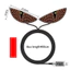 Xe Hơi Devil 's Eye Light,Bảng điều Khiển Pixel Màn Hình LED,Đèn Chiếu Sáng Cắm USB,Trang trí xe hơi