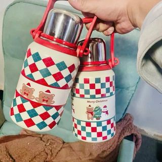 Bình Giữ Nhiệt Dạng Phích Inox 316 1200ml & 800ml Kèm Dây Đeo Thiết Kế Hiện Đại Vỏ Sáng Bóng Hạn Chế Han Gi Dễ Vệ Sinh