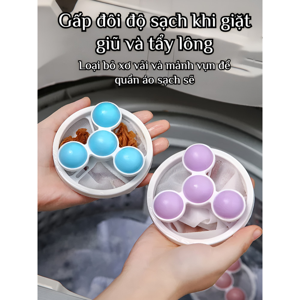❤️Chính Hãng❤️Bóng giặt vắt / Bóng giặt lọc tóc / Bóng giặt quần áo / Bóng giặt máy giặt gia dụng/Bóng giặt silicon tái sử dụng / Bóng giặt để làm sạch quần áo và lông thú cưng / Bóng giặt chống rối / Bóng giặt làm sạch hiệu quả