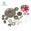 Bộ bánh răng vi sai gamchiano Thay thế các bộ phận nâng cấp kênh xe RC cho dòng 1 / 10 MB 01 TT 02 (TT 02D / R / B / BR) XV 02 RC CAR