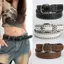 K & W Rivet Punk Kim Khóa Thắt Lưng Nam Nữ Thời Trang Đa Năng Y2K Quần Jean Trang Trí Dây Da Hip Hop Retro Thắt Lưng vn