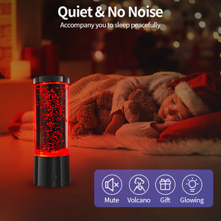 Đèn LED Nhiều Màu Sắc Núi Lửa Ngọn Lửa Không Khí Ánh Sáng Quà Tặng Sáng Tạo Trang Trí Phòng Ngủ Lãng Mạn Đèn Ngủ B3NW
