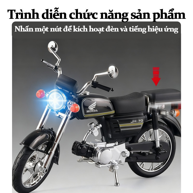 Xe Mô Tô & Xe Đạp Mini Hợp Kim Retro DIY – Mô Hình Kim Loại Cổ Điển, Đồ Chơi Lắp Ráp, Quà Tặng Trẻ Em
