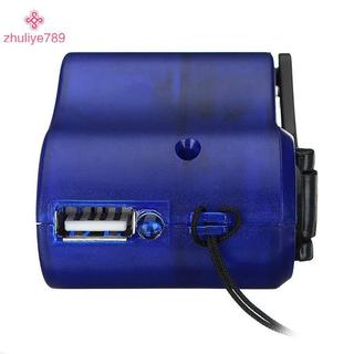 < zhuliye789 > Bộ sạc khẩn cấp tay quay ngoài trời khẩn cấp Bộ sạc khẩn cấp 5.5V Bộ sạc du lịch Phụ kiện sinh tồn ngoài trời