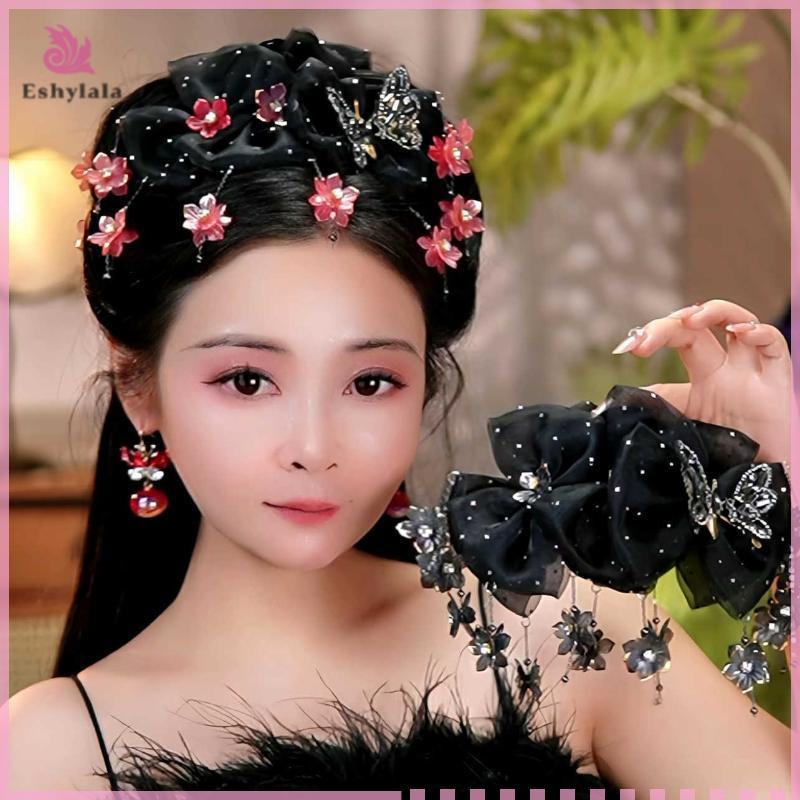 Ánh Sáng Thời Trang Sang Trọng Hoa sel Vuốt Tóc Cho Nữ Bé Gái Tính Khí Thanh Lịch Kẹp Phụ Kiện Tóc [MỚI]