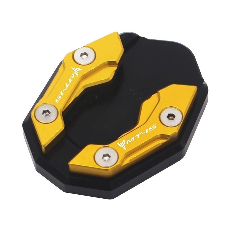 Dành Cho Xe YAMAHA MT15 R15 V3 2017-2021 Sửa Đổi Bên Đứng Phóng To Đế Chân Miếng Lót Chống Trơn Trượt Bảo Vệ Phụ Kiện Xe Máy