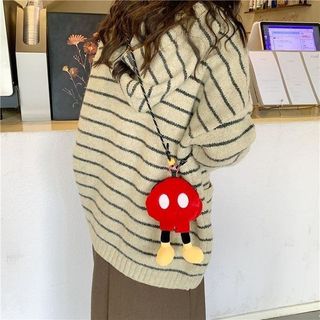 Hình Mickey Dây Buộc Tiền Xu Hoạt Hình Hàng Hóa Son Môi Bảo Quản Tai Nghe Túi Nhỏ Hình Chữ Thập