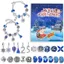 Bộ trang sức DIY lịch Giáng sinh màu xanh - 24 ngày đếm ngược đến Giáng sinh, Bộ làm vòng tay hộp mù ‌
