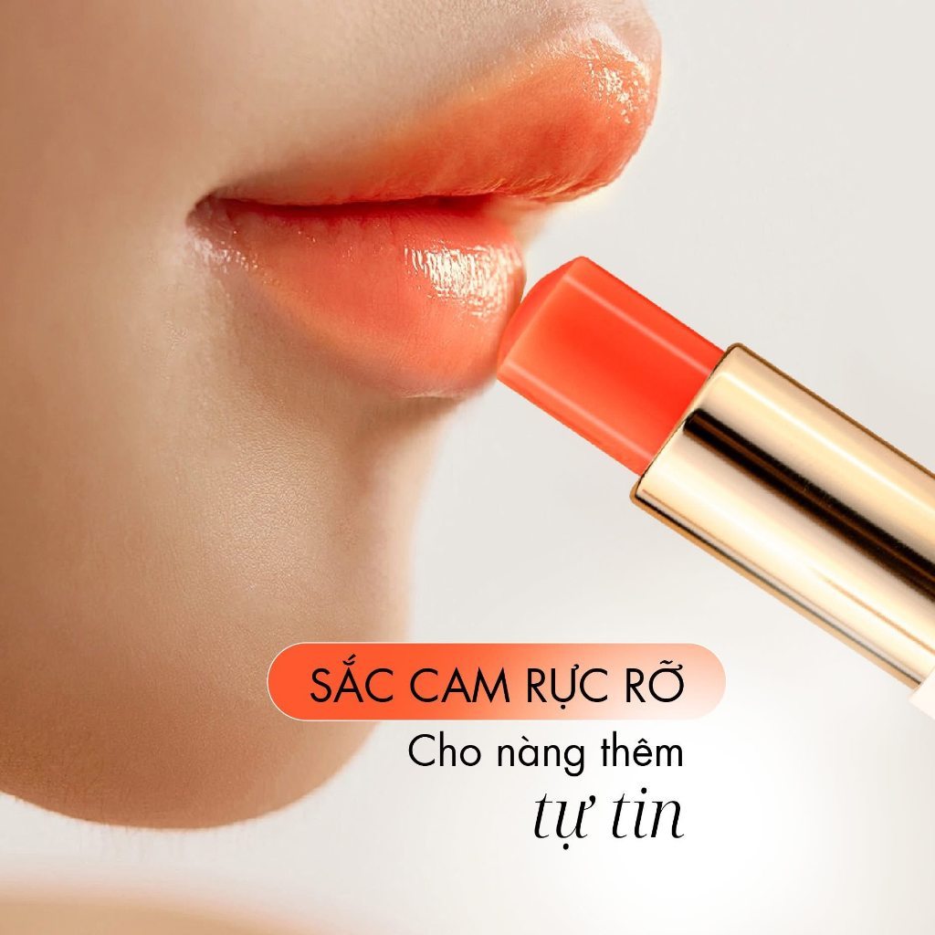 Son Dưỡng Môi Cao Cấp Daliv Silky Glow Màu Cam Dưỡng Ẩm Làm Mềm Môi Giảm Nứt Nẻ 4.5g