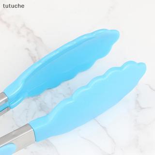 Tutu 1Pc 7inch Thép Không Gỉ Kẹp Thực Phẩm BBQ Nướng Bít Tết Kẹp Thực Phẩm Chống Trơn Trượt Tay Cầm Bánh Mì Tông Đảng Nhà Bếp Phụ Kiện Nấu Ăn VN