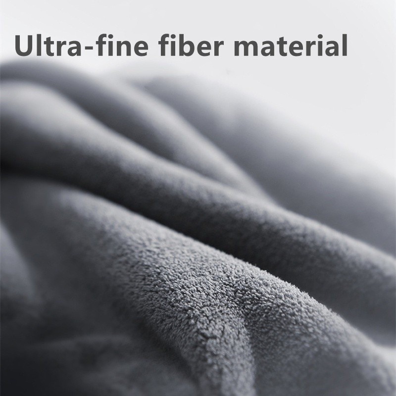 1 / 2 / 3 Khăn Giặt Ô Tô Microfiber Màu Xám / Vải Lau Xe Siêu Thấm Hút