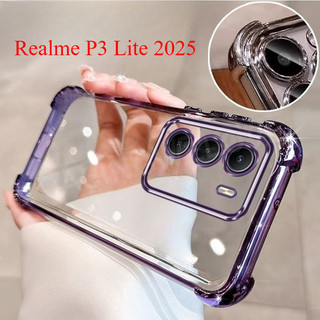 Ốp Lưng Cho Realme P3 Lite P3 Ultra 5G 4G 2025 Ốp Lưng Chống Sốc Trong Suốt Silicon Túi Khí Bốn Góc Vỏ Điện Thoại