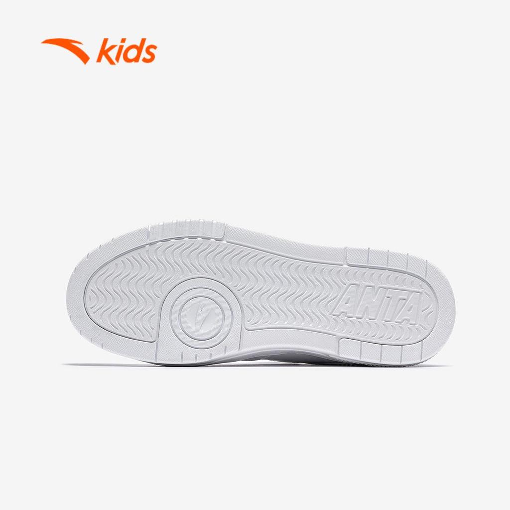 ANTA Kids Sneaker Giày Thời Trang Đế Bằng UNISEX Cho Bé 3325D8008S.Phù Hợp Bé Trai và Bé Gái, Nhẹ, Hạn Chế Trơn Trượt