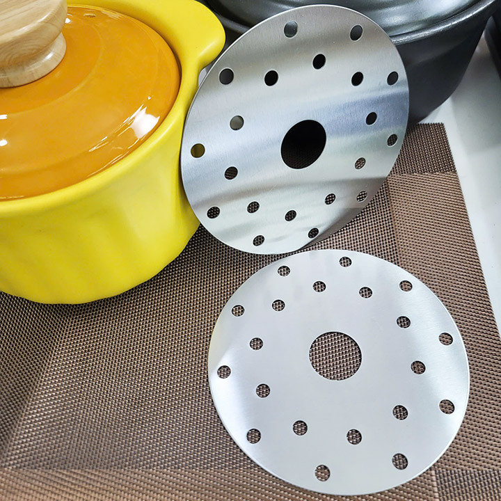 Tấm chuyển nhiệt bếp từ  dùng nồi gốm/nồi thủy tinh tấm dẫn từ inox dẫn nhiệt  an toàn