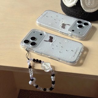 Ốp Lưng Cứng Tương Thích Với iPhone 13 14 14Pro 14ProMax 15 15Pro 15ProMax 16 16Pro 16ProMax 17 17Pro 17ProMax Ốp Họa Tiết Mèo Tuyết Mùa Đông