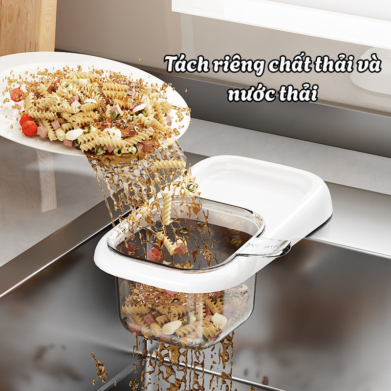 Giỏ Lọc Rác Bồn Rửa Chén Bát Nhà Bếp Có Lưới Lọc Cặn Bã DINO Thoát Nước Tốt, Chống Nghẹt Hiệu Quả
