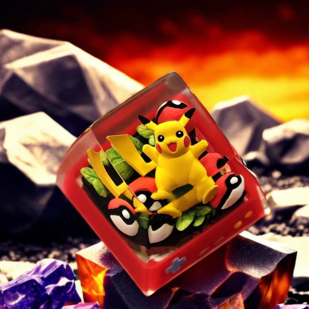 Keycap Pokaymon Resin Nghệ Thuật Thủ Công Cao Cấp | KCAP - World of keycaps