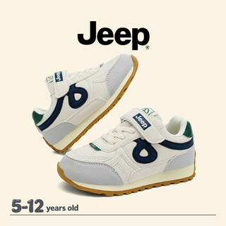 JEEP Giày chạy bộ trẻ em chống mài mòn, dễ tháo rời với thiết kế cổ điển, phù hợp cho mùa thu