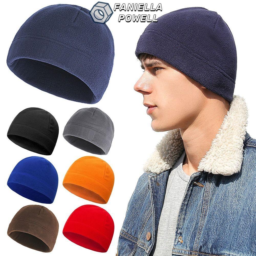 FANIELLAPOWELL Mũ beanie - Mũ len ấm áp cho xe đạp và leo núi, phù hợp cho cả nam và nữ vào mùa đông