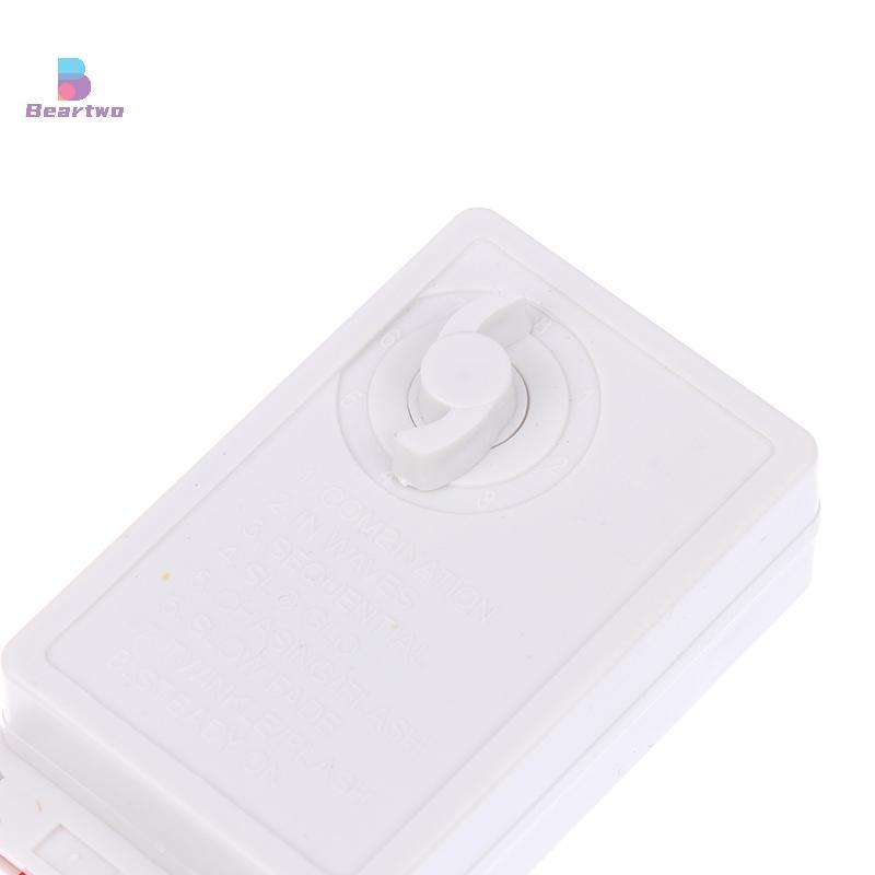 < beartwo > Bộ điều chỉnh độ sáng dây LED EK-04 2 / 4 chiều 8 núm chức năng / Loại nút nhấn loại không hàn Bộ điều chỉnh ánh sáng Đẹp
