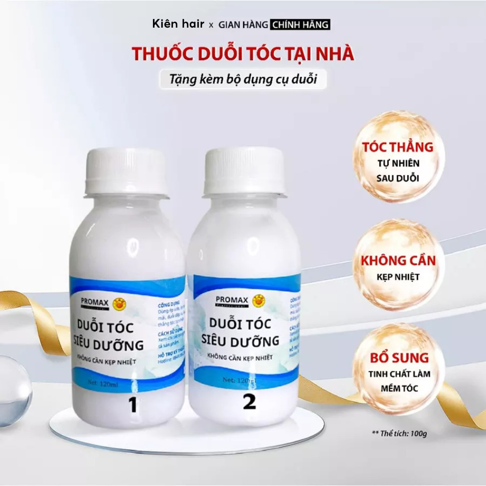 Thuốc duỗi tóc tại nhà không cần kẹp nhiệt, thuốc ép tóc tại nhà đơn giản, hiệu quả | Trunghair