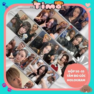 Card Hologram Kpop Nhóm Mix Group Nam Nữ Cool Hộp 50-55 Tấm Ảnh QT122