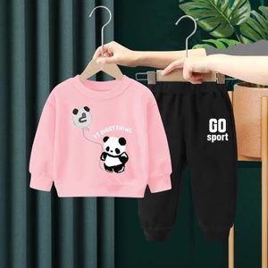Bé Gái Hoạt Hình Dễ Thương Đồ Họa Quần Jogger Mềm Mại Linh Hoạt Mặc Thường Ngày Nhẹ Quần Hàng Ngày