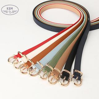 KBM Da Nữ Dây Đeo Nâu Xanh Nữ Thắt Lưng Nữ Đầm Thắt Lưng Bé Gái Quần Jean Thắt Lưng FSSG