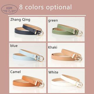 KBM Da Nữ Dây Đeo Nâu Xanh Nữ Thắt Lưng Nữ Đầm Thắt Lưng Bé Gái Quần Jean Thắt Lưng FSSG