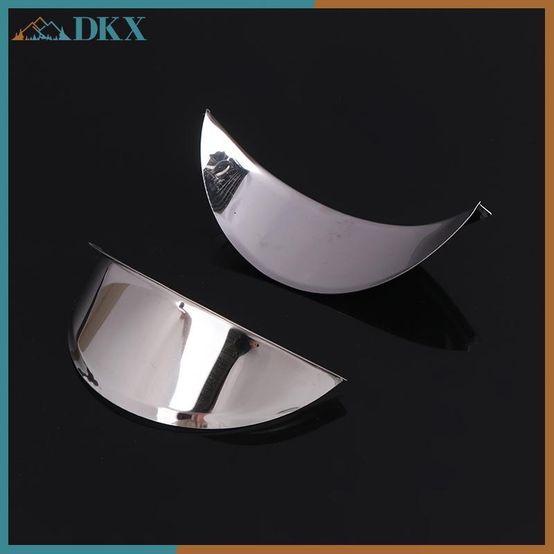 DKX 1 Cái Đa Năng Chrome Kim Loại Xe Tay Ga Đèn Pha Chống Mưa Bao 5.75 "/ 7" Cho Cafe Racer Xe Máy Tấm Che Đèn Trước.