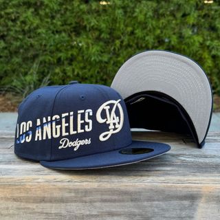 Mũ đội MLB màu xanh navy - Logo Los Angeles Dodgers - Sản phẩm mới/hàng like new