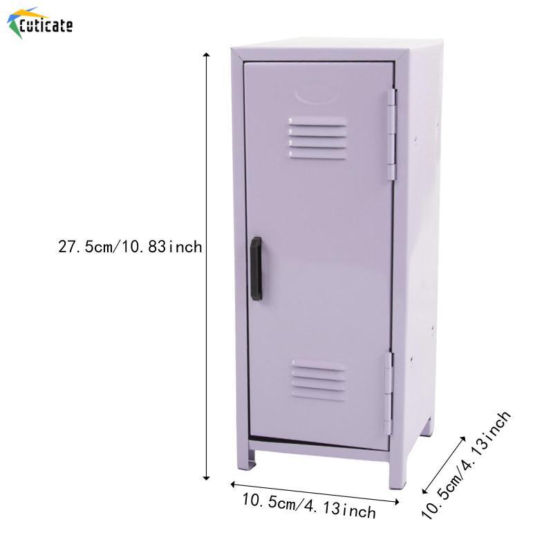 Tủ khóa máy tính để bàn nhỏ Bộ sắp xếp lưu trữ máy tính để bàn Dễ thương với khóa và hộp khóa chìa khóa