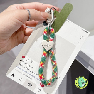 Màu Kẹo Sang Trọng Mùa Đông Ngón Tay Dây Ngắn Vỏ Điện Thoại Dây Treo Di Động Hoạt Hình Dễ Thương Đơn Giản Cô Gái Dây Xoắn Chống Mất Thời Trang Cổ Tay Mạnh Mẽ Ngắn Vỏ Điện Thoại Di Động