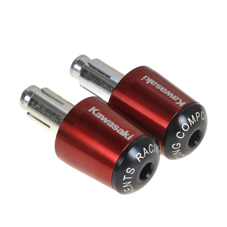 Dành Cho KAWASAKI Z125 Z250 Z300 Z400 Z500 Z650 Z800 Z1000 CNC Nhôm Tay Lái Cuối Mũ 7 / 8 "22MM Thanh Cuối Tay Cầm Thanh Trượt Phụ Kiện Xe Máy