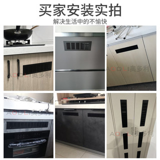Tủ Hợp Kim Nhôm Phong Cách Thoáng Khí Lưới Tản Nhiệt Tủ Giày Lưới Thoáng Khí Vuông Dày Bầu Trời Tủ Gas Cửa Làm Mát Louver B