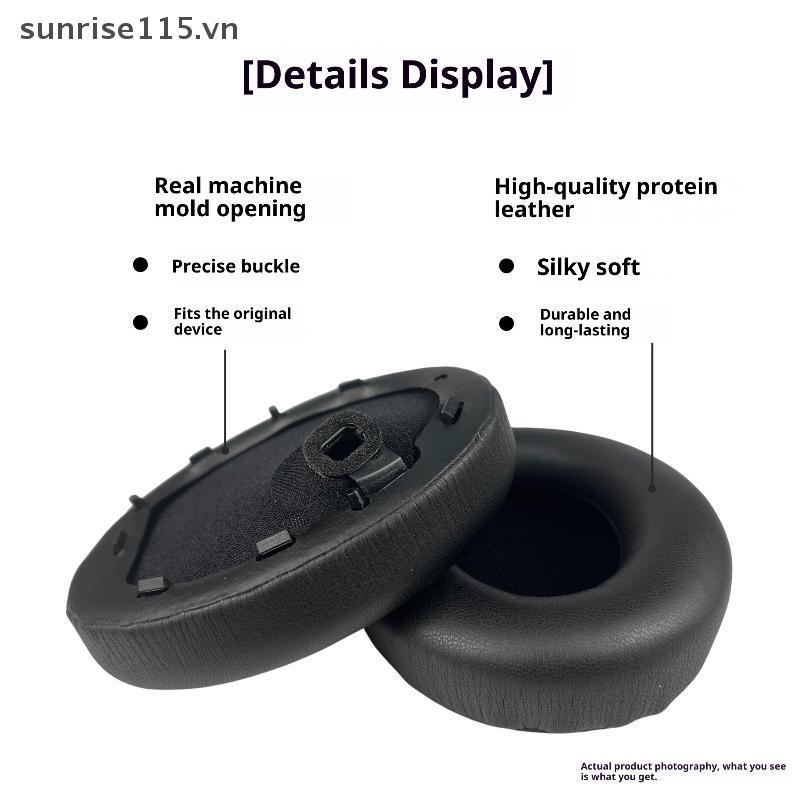 SRVN 2 Chiếc Tai Nghe Sửa Chữa Phần Thay Thế Da Protein Memory Foam Ear Pads Cho WH-1000X M3 M4.