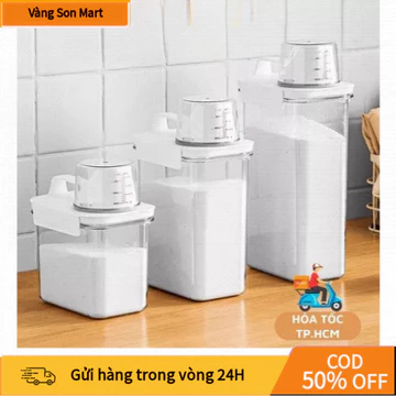 【Son】Hộp Nhựa Đựng Thực Phẩm Khô Chống Côn Trùng Tiện Lợi hộp nhựa đựng đồ Bể chứa gạo gia đình chống tràn Hộp đựng bột