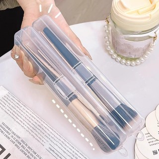 1 / 3 Hộp đựng cọ trang điểm di động - S / M / L Đồ lặt vặt trong suốt Contaniners Nhà tổ chức tại nhà