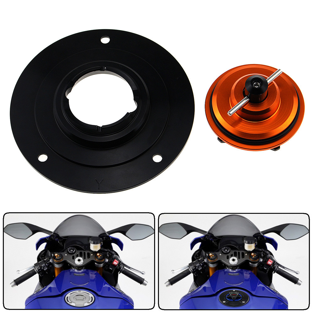 Dành Cho Xe YAMAHA R15 V3 Hợp Kim Nhôm CNC Phát Hành Nhanh Nắp Bình Nhiên Liệu Bao Da Xe Máy Phụ Kiện