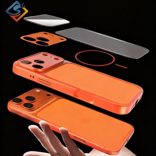 [Mới 14 / 15 / 16Plus Thay đổi ngay lập tức thành 17] Ốp điện thoại mờ cho IPhone 17 Pro Max 16 15 14 13 Pro Max Hybrid 2 trong 1 Vỏ mềm Pc Mặt sau cứng Vỏ bảo vệ chống sốc từ tính