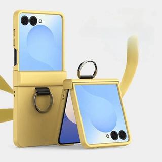 Ốp Điện Thoại Gấp Nhẫn Cho Samsung Galaxy Z Flip 7 6 5 4 3 ZFlip7 FE Bao Gồm Tất Cả Bản Lề Bảo Vệ Chống Sốc