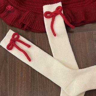 HWTRE All-Star Giáng Sinh Màu Đỏ, Cashmere & Nhung Retro Y2K, Ấm Áp Cho Mùa Đông