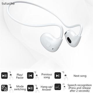 Tutu Neckband Tai nghe dẫn truyền xương AIR Tai nghe không dây có Mic thể thao Chạy không đeo tai cho 15 VN